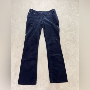 Navy blue corduroy Roots pants